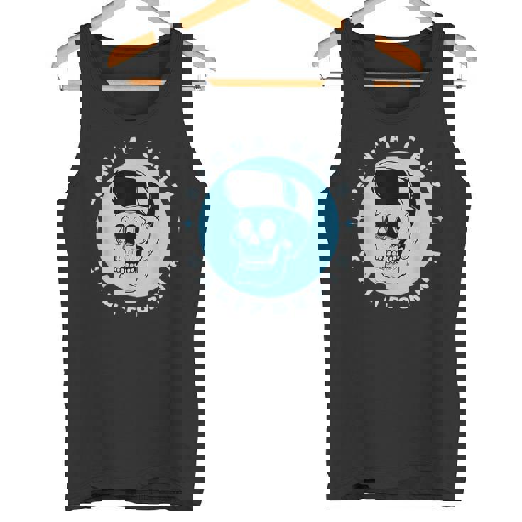 Santa Cruz California レトロ 80年代スケータースケルトン タンクトップ