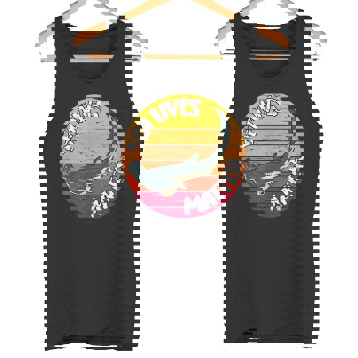 Sea Lives Matter ハンマーヘッドシャークを守る海の命 タンクトップ