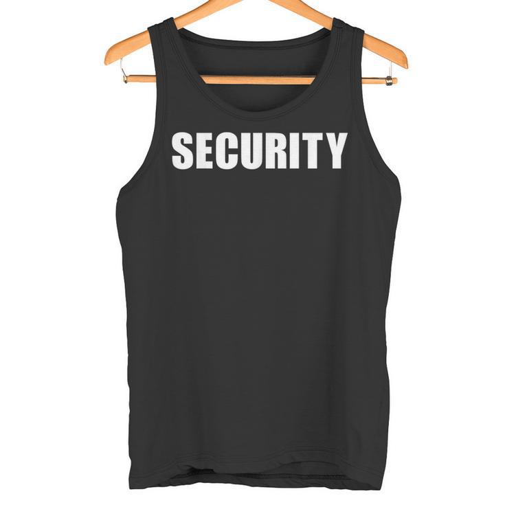 Security Officer セイフティースタッフ イベントユニフォーム フロント＆バック タンクトップ