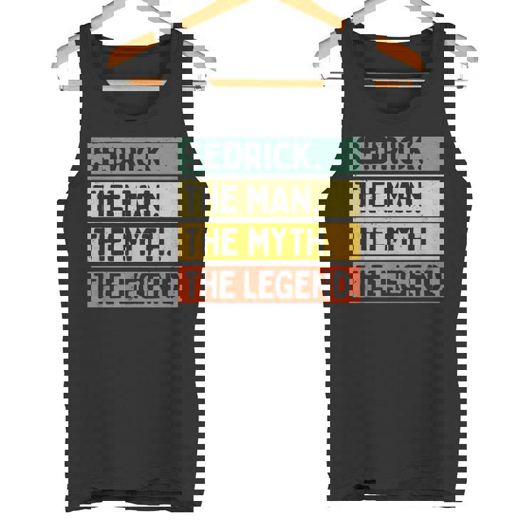 Sedrick The Man The Myth The Legend面白い パーソナライズ 引用 タンクトップ