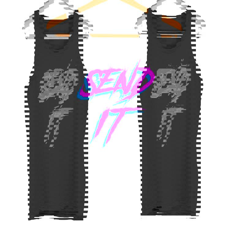 Send It Just Gotta スキー スノーボード Getendy モトクロス Moto タンクトップ