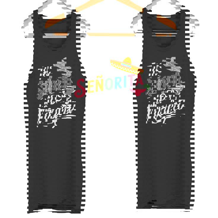 Senorita Margarita Lover Cinco De Mayo Fiesta ギフト タンクトップ