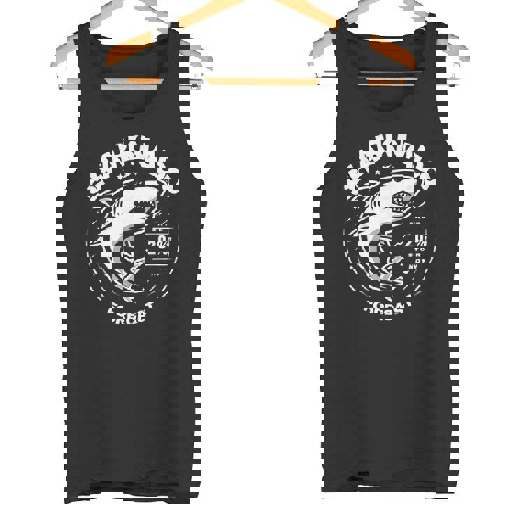 Sharkharknado Forecast ファニーグラフィックtシャツ タンクトップ