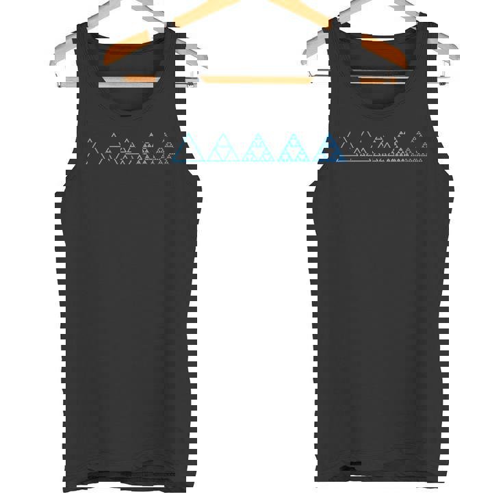 Sierpinski 三角形 フラクタル 幾何学 数学 マトリックス タンクトップ