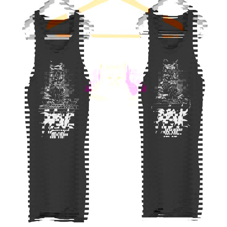 Sigma Phonk Edm Cat Dj Phonk Right Meow タンクトップ