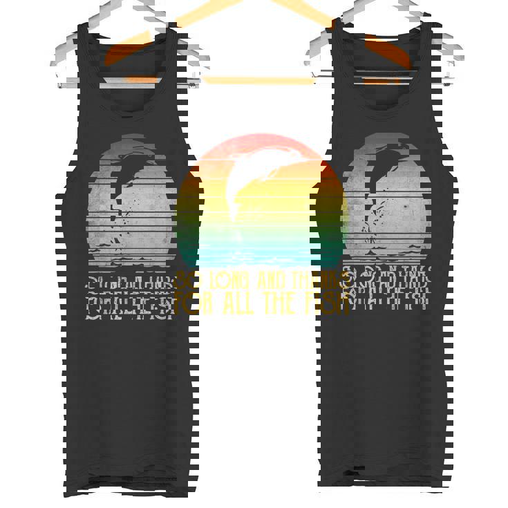 So Long And Thanks For All The Fish ビンテージtシャツ タンクトップ