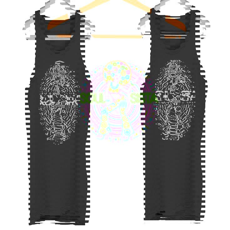 Soulista アフロ 70年代 ソウルミュージック レトロ ディスコ ブラック ファンク ラバーズ タンクトップ