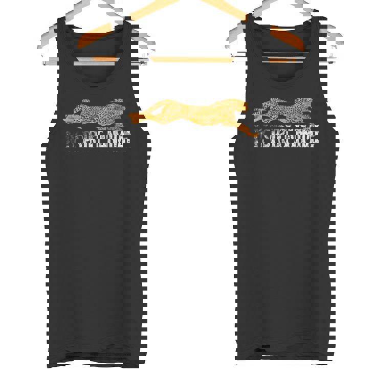 Spirit Animal チーターtシャツ ファストアフリカンキャットシルエット タンクトップ