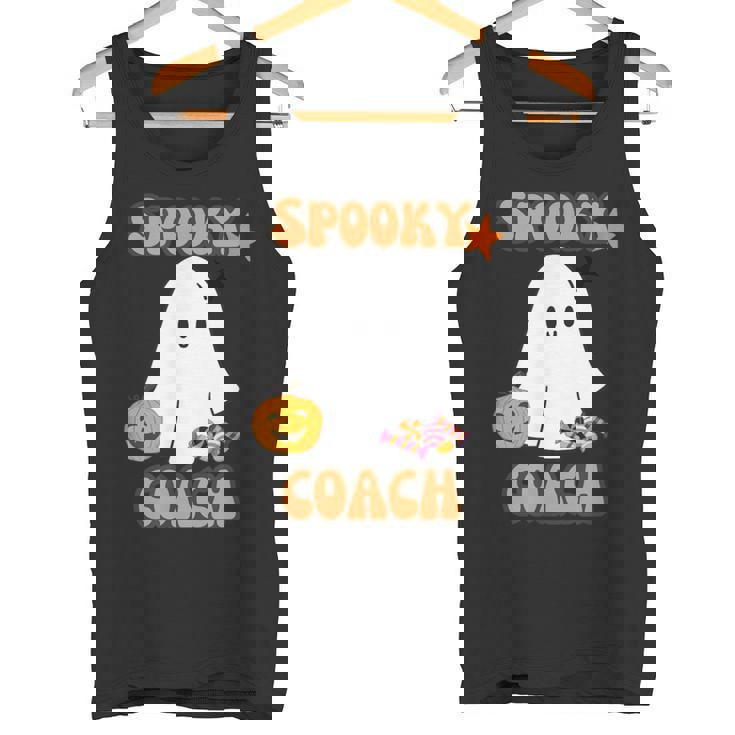Spooky Ghost Dogs ハロウィンtシャツ コーチに最適 タンクトップ