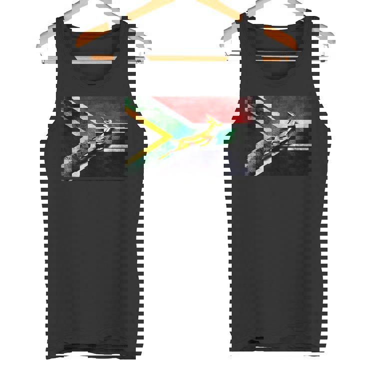 Springbok Bokke 南アフリカ国旗 ヴィンテージ ラグビー タンクトップ