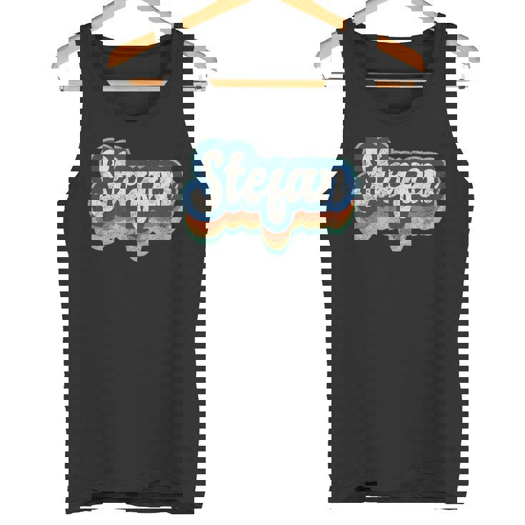 Stefan ファーストネーム 男の子 ヴィンテージスタイル 70年代 80年代 パーソナライズ タンクトップ