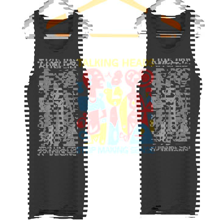 Stop Makingensee おしゃべりヘッド レトロ 面白いデザイン タンクトップ