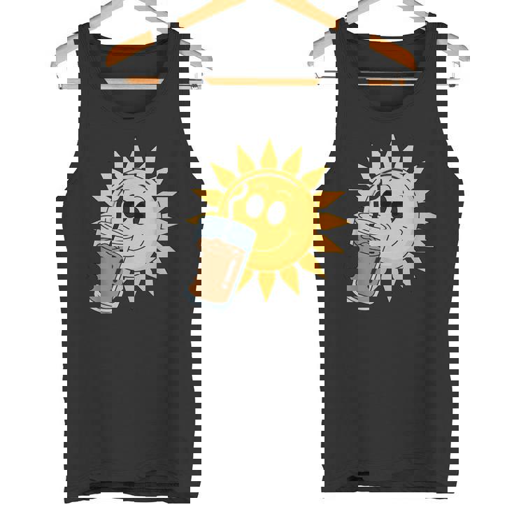 Sunshine Drink アイスコーヒー 楽しい タンクトップ