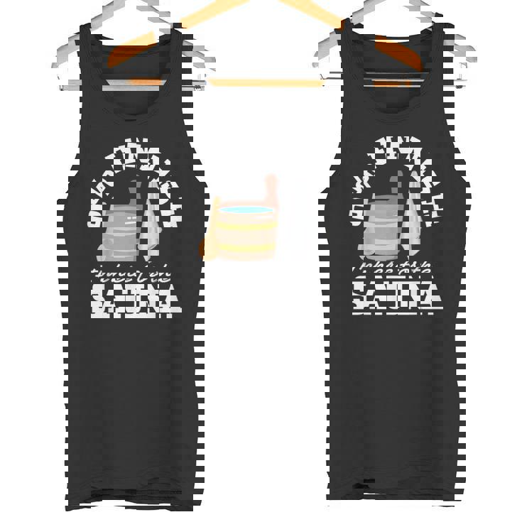 Suomi サウナ 0 フィンランド語 I'm Here For Theauna タンクトップ