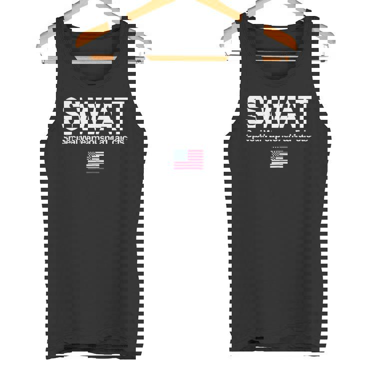 Swat シャツ Unitedpecial Police Usa フラッグ 胸ロゴ タンクトップ