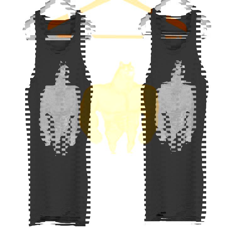 Swole Doge ミームギフトtシャツ タンクトップ