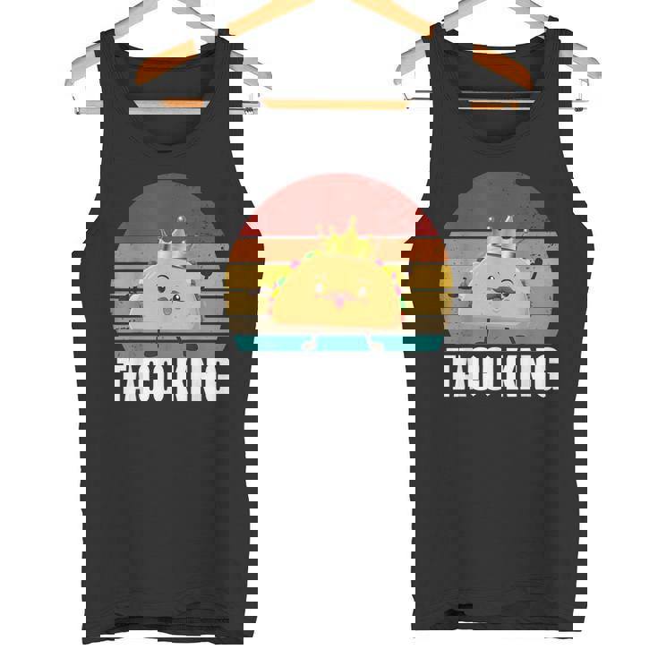 Taco King For Tacos Lover メキシカンタコス ファニー タコス サンセット タンクトップ