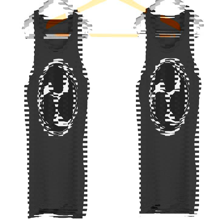 Taiko 太鼓みつどもえブラックグラフィック タンクトップ