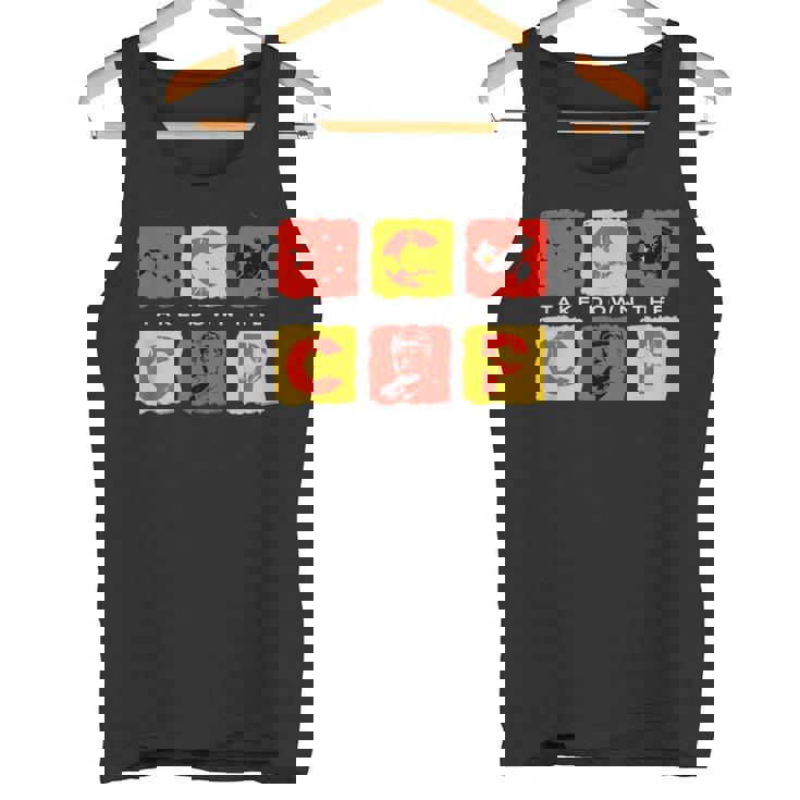 Take Down The Ccp 反共産主義者 中国 プロ アメリカ 愛国 タンクトップ