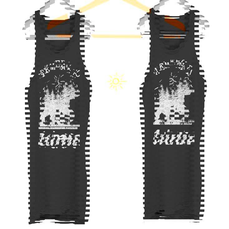 Take Me Back To Colombia ビンテージ コロンビア バケーション タンクトップ