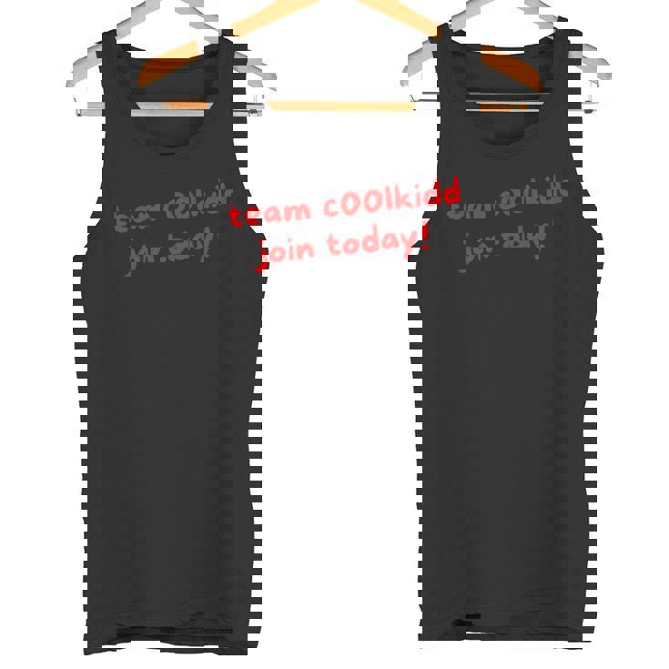 Team C00lkidd Join Today ファニー トレンド 引用 レディース メンズ タンクトップ