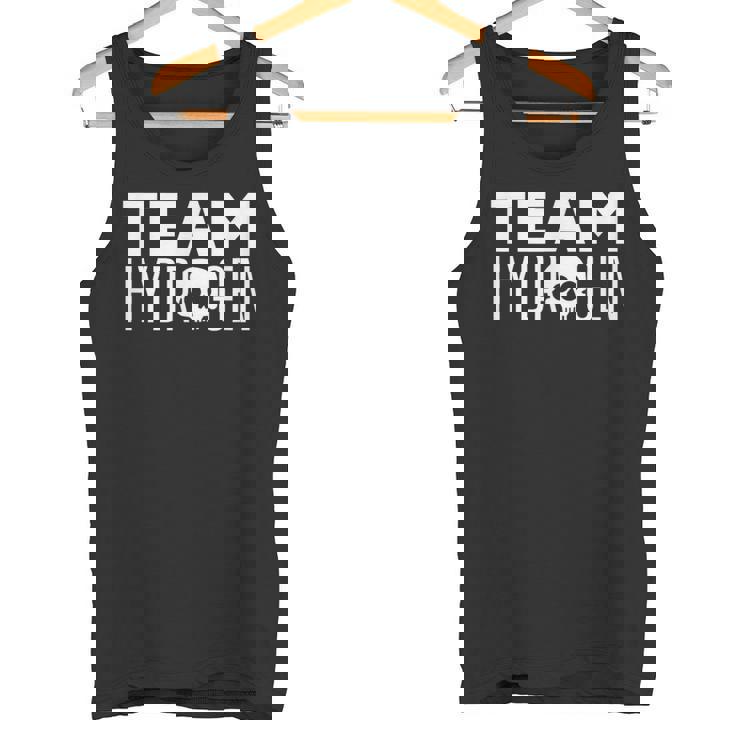 Team Hydrogenymbol H 燃料セル ハイブリッドカー クリーンエネルギー タンクトップ