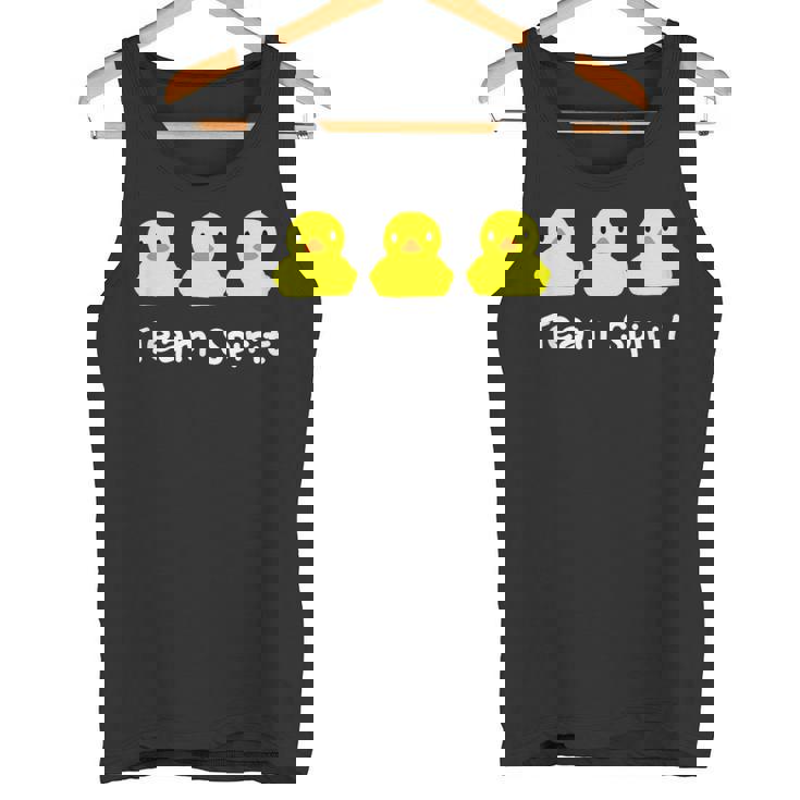 Teampirit Three イエローラバーダックグラフィックプリント タンクトップ