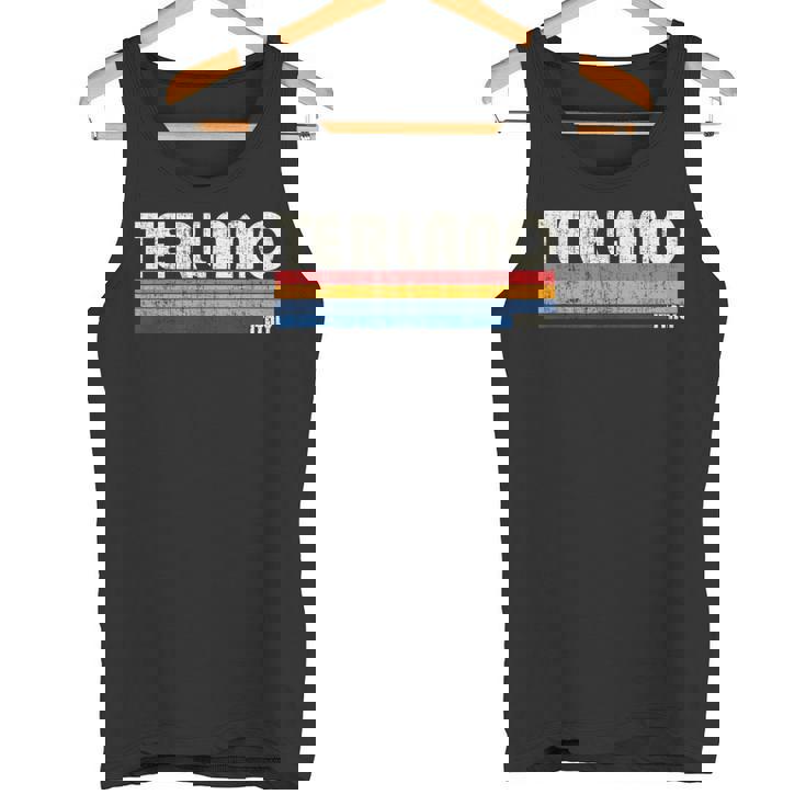 Terlano、イタリア レトロ 70年代80年代スタイル タンクトップ