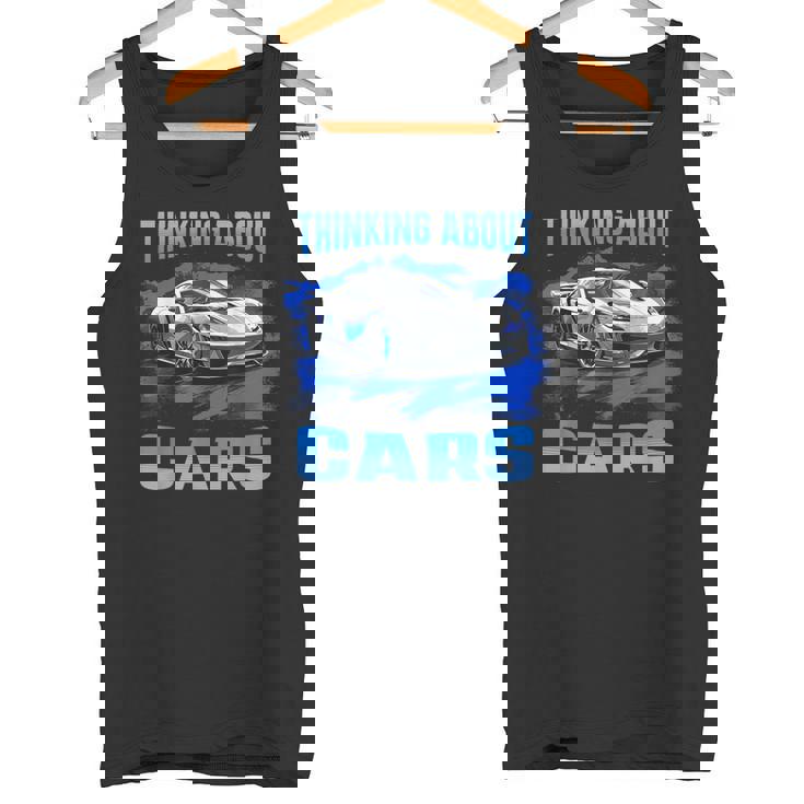 Thinking About Cars スー スポーツカー エキゾチック コンセプト ボーイズ タンクトップ