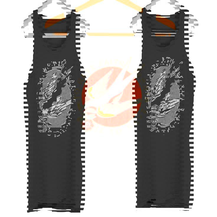 To Have Faith Is To Have Wings Oldchoolwallow Tattooスワロータトゥー タンクトップ