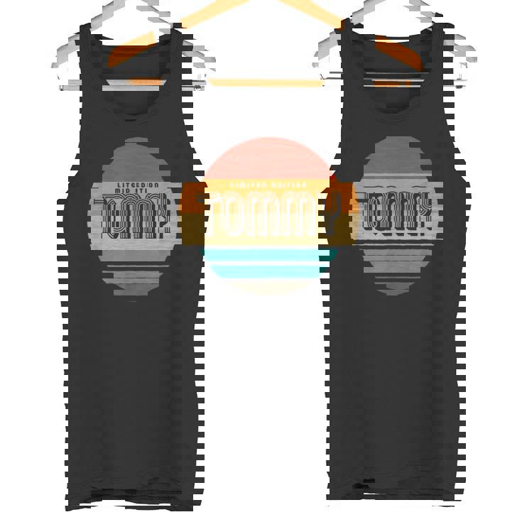 Tommy 名称 レトロ・ヴィンテージ・サンセット 限定版 タンクトップ