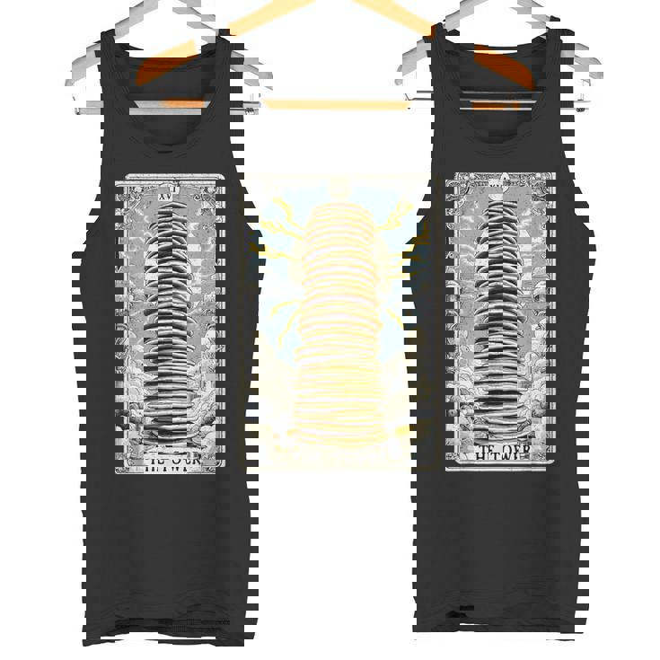 The Tower タロットカード パンケーキタワー 朝食 恋人 パンケーキ タンクトップ