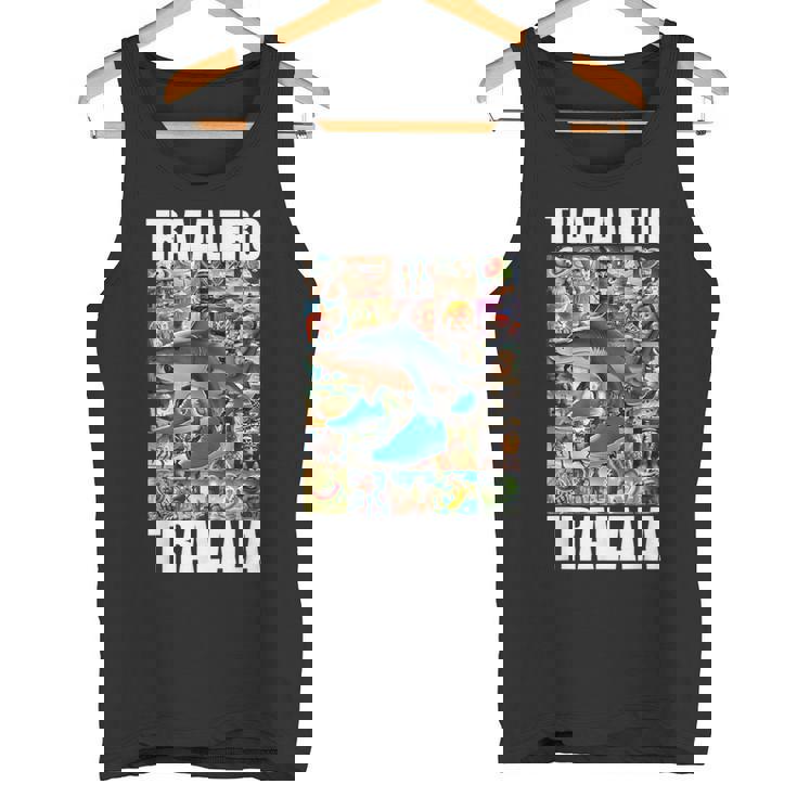 Tralalero Tralala イタリアンブレインロットミーム タンクトップ