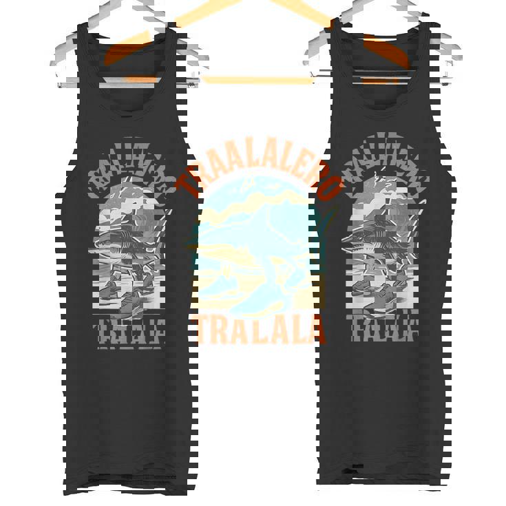 Tralalero Tralala イタリアンブレインロットミーム タンクトップ