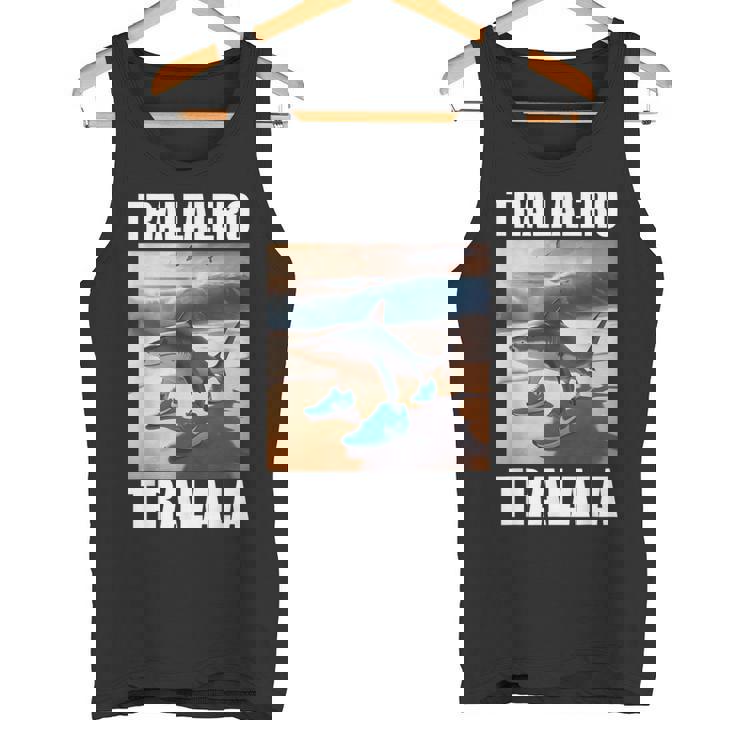 Tralalero Tralala Bootleg Brainrot イタリアン ブレイン ミーム タンクトップ