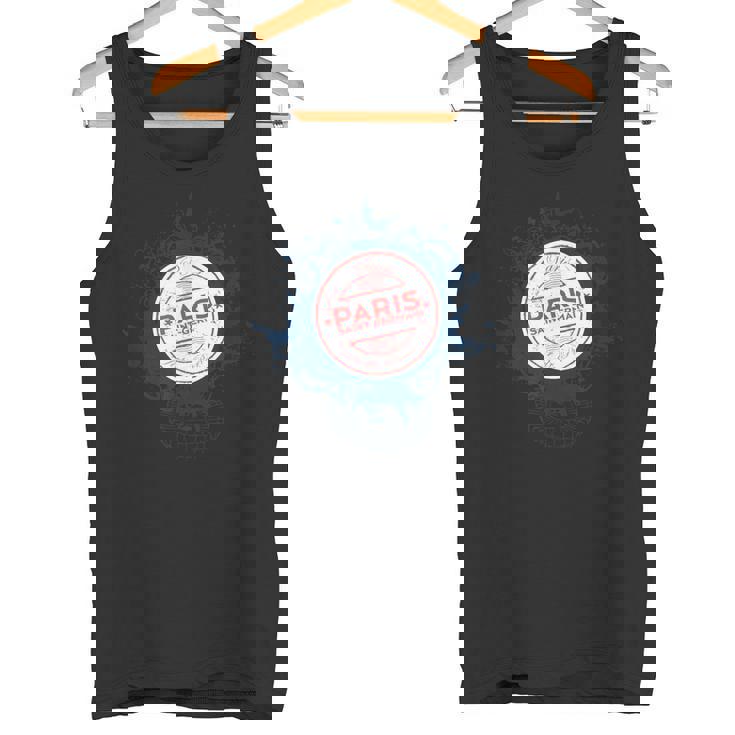Trendy Parisaint Germain Circle Crest タンクトップ