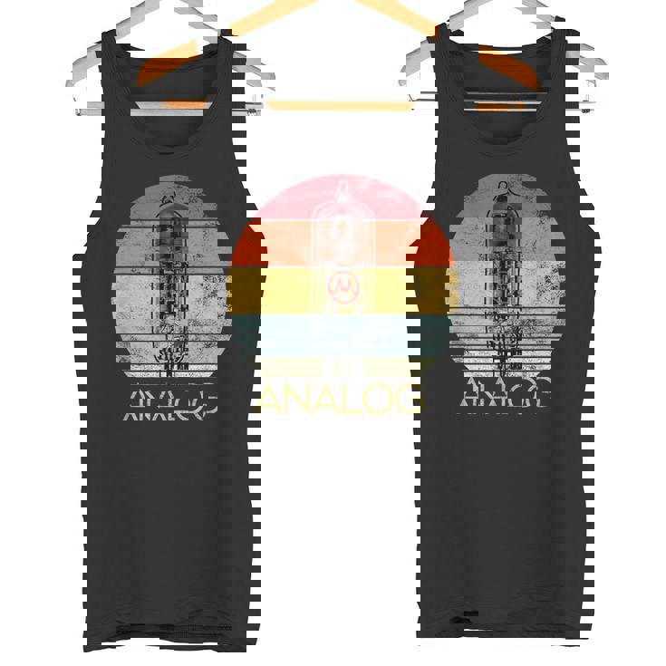 Tubo Deacío Audio Retro Amplificador Deálvula Camiseta sin mangas