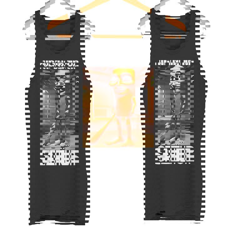 Tungahur イタリアンブレイン レッド ミーム タンクトップ