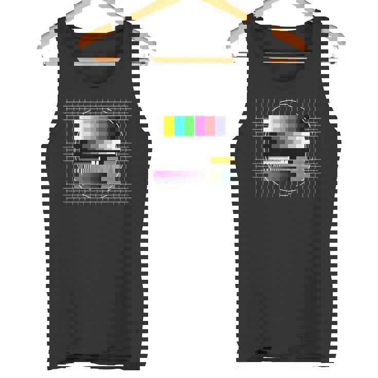 Tvテストパターン カラーバー テストカード スクリーン 懐かしいオタク タンクトップ