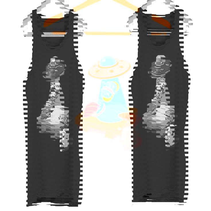 Ufo にさらわれる 寿司 すし たまご サーモン まぐろ タンクトップ