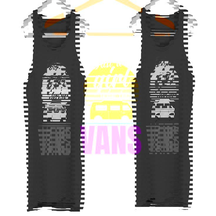 Van Life サンサーファーガールanlife バンを愛する少女 タンクトップ