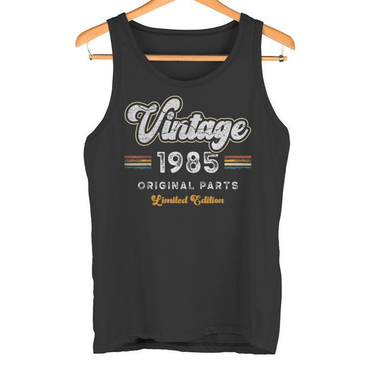 Vintage 1985 Piezas Originales 40 Cumpleaños Camiseta sin mangas