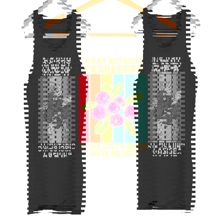 Vintage A Day Without Cranberry I Have No Idea クランベリー タンクトップ
