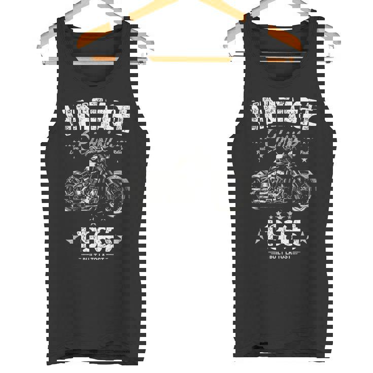 Vintage Born 1965 60Th Birthday クラシック レトロ バイク タンクトップ