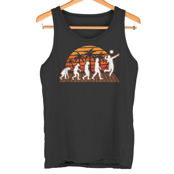 Vóleibol Evolución Retroolleyballoleibol De Playa In Mangas Camiseta sin mangas
