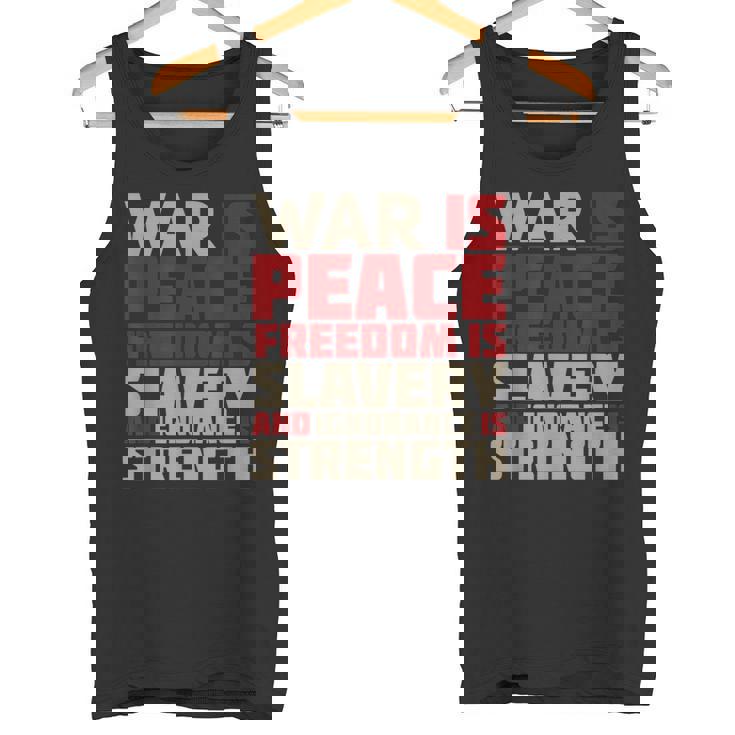 War Is Peace 引用tシャツ タンクトップ