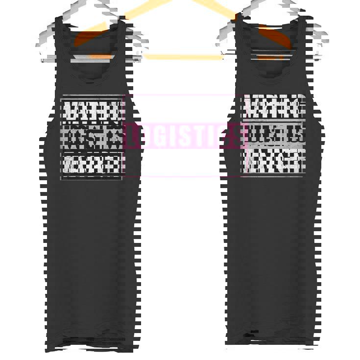 Warning Logistics Manager タンクトップ