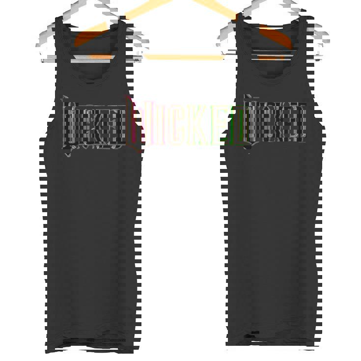 Wicked Pink And Green ロゴ タンクトップ