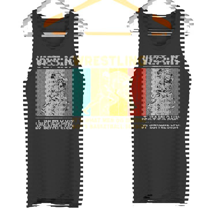 Wrestling It's What Do ビンテージレスリングレスラー タンクトップ