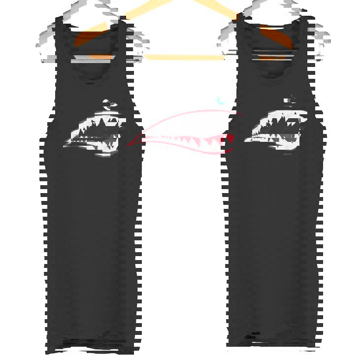 Ww2 ノーズアート第二次世界大戦退役機シャークノーズアート タンクトップ